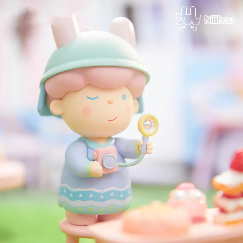 보니 타임슬립 아일랜드 시리즈 미스터리 박스, 추측 가방 장난감 인형, 귀여운 애니메이션 피규어, 데스크탑 장식품 컬렉션 선물