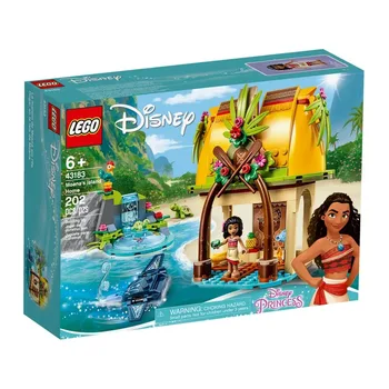 

LEGO 43183 Frozen 2 Series Moanas Island Home Building Block The colorful island hut and waterfall and Moana Holidays Gifts Toys