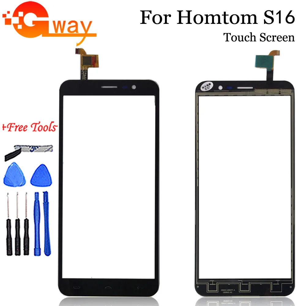 

5.5" For Homtom S16 Touch Screen Test One By One Before Shipping New Glass Panel For s16 Touch Screen+free tools