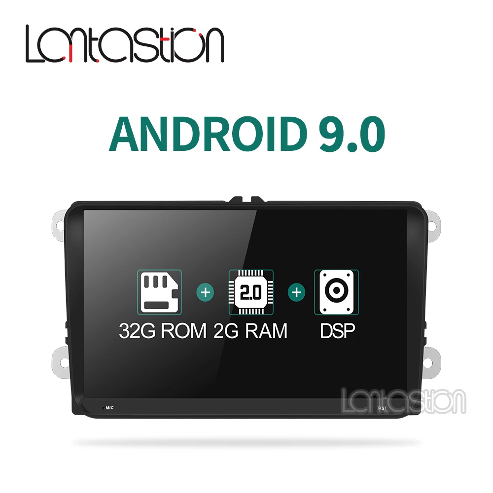 Ру/ЕС склады 9 &quotAndroid 0 автомобильный радиоприемник gps навигация для VW Skoda Octavia golf 5 6