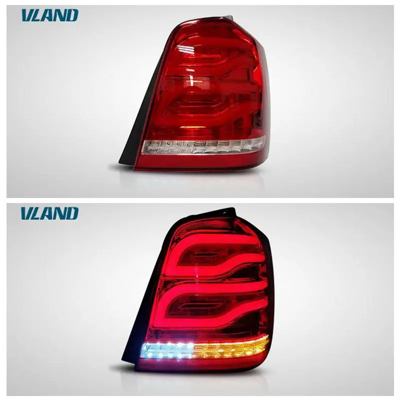Автомобильный задний светильник VLAND для HIGHLANDER светодиодный 2001 2005 2007 с сигналом