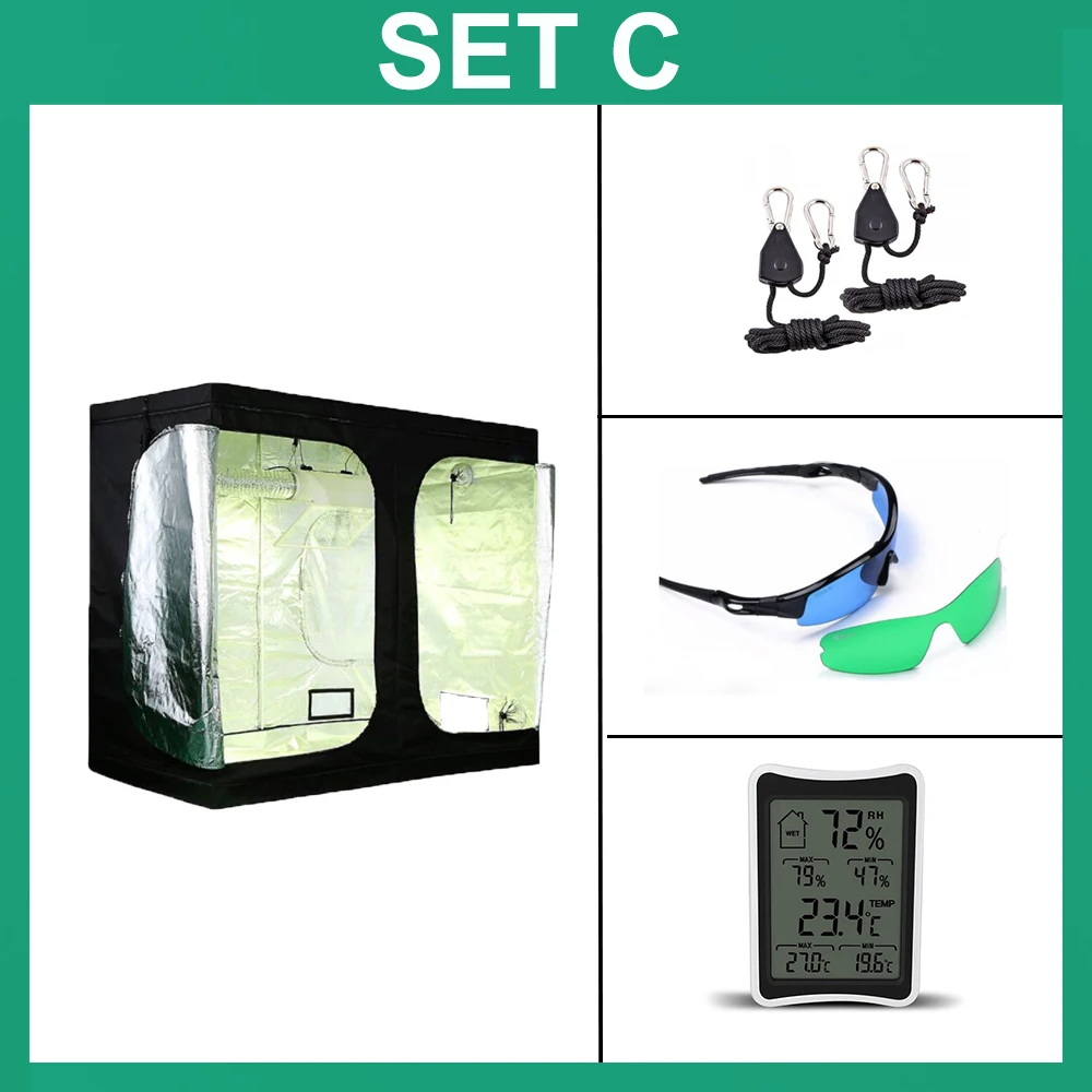 BELYSION 300150200cm Tent Grow Room Tent Growing Light Accessories Grow Indoor Plant Tent+Tent Fittings For Indoor Hydroponics (5)