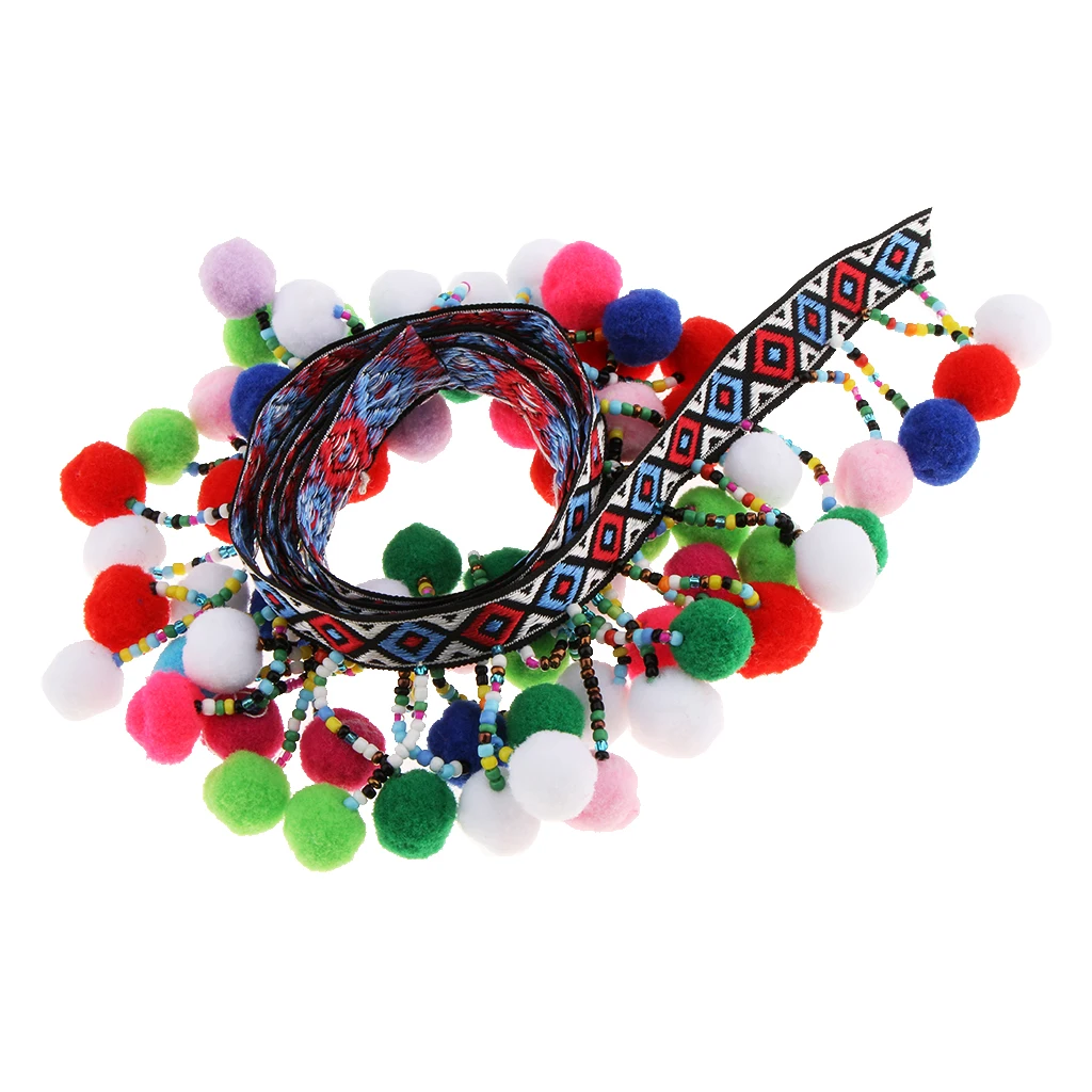 1 Yard Pompom Ball For Necklace Earring Bracelet Scrapbooking Artisan DIY