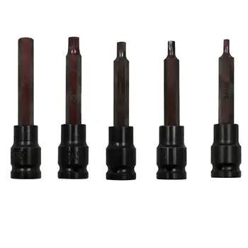 

1/2" Hexagonal S2 Stretching Socket Wrench Bits Pneumatic Ratchet Head Wheel Quick Mouth Screwdriver H4/H5/H6/H8/H10