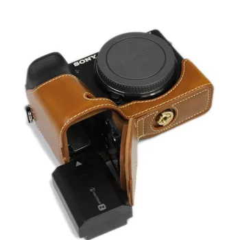 

PU Leather base For SONY ILCE-6600 A6600 α6600 Camera Base Fuselage protection Shell