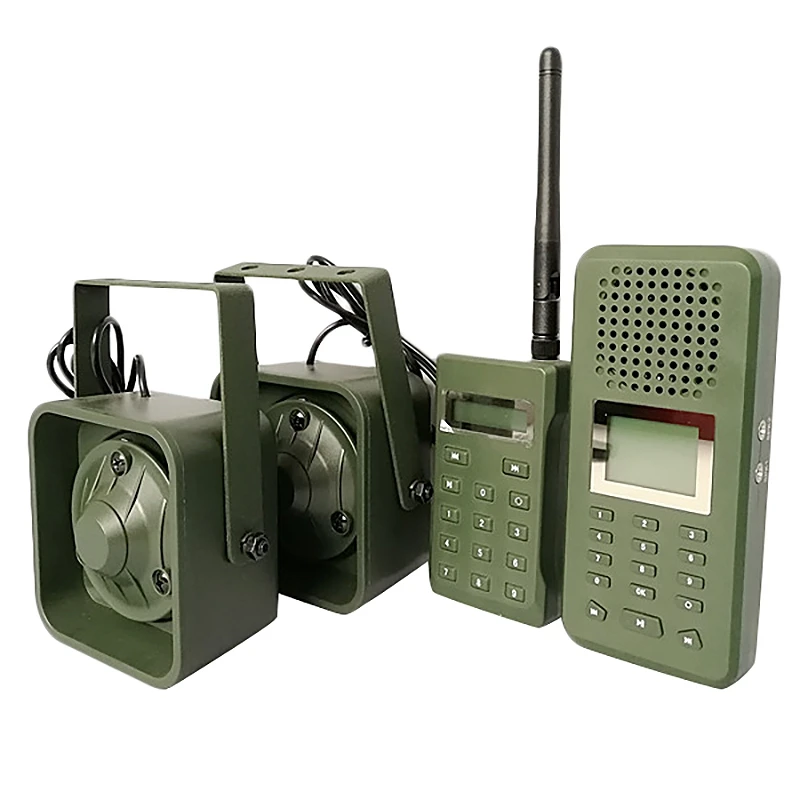 

Hunting Decoy MP3 Bird Caller 300-500M Remote Remote Control 2x50W External Loud Speaker EU Plug