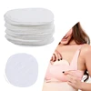 6pcs 3 layers cotton Reusable Nursing Breast Pads Waterproof Washable Soft Pure Absorbent Baby Breast feeding Accessory 1