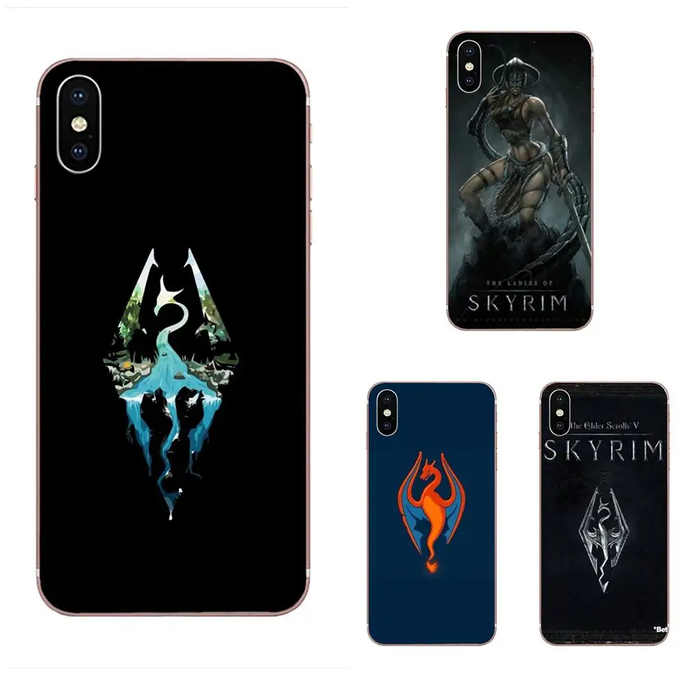Чехол с логотипом Skyrim мягкий Кап для Xiaomi Red mi 4 7A 9T K20 CC9 CC9e Note 7 9 Y3 SE Pro Prime Go Play |