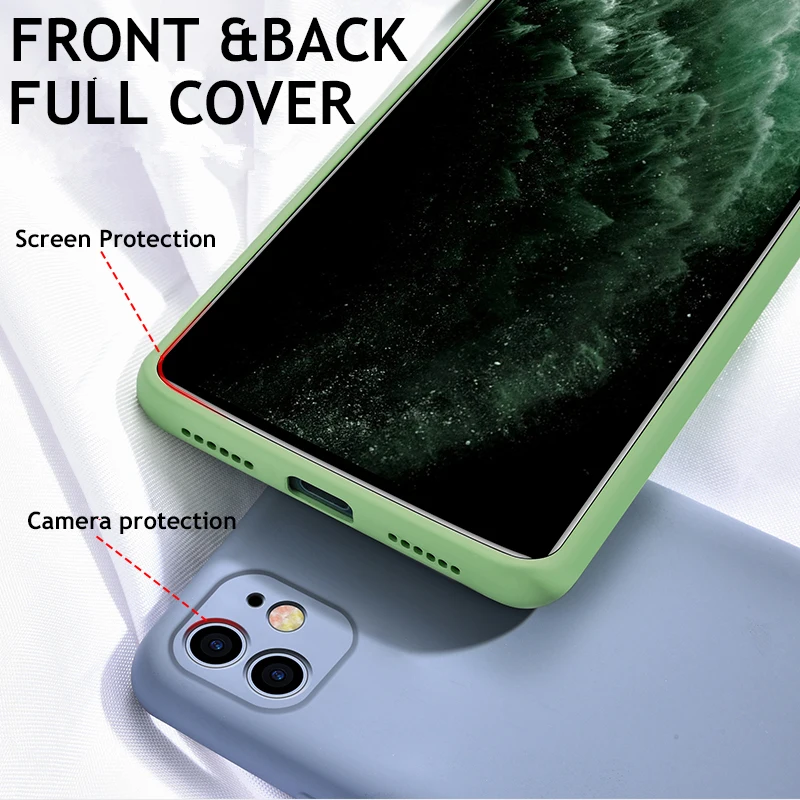 Роскошный силиконовый чехол для iPhone 11 Pro Max XR X XS Max 7 8 6 6s Plus, мягкий карамельный чехол для iPhone11 Pro, Защита камеры