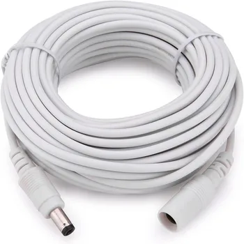 흰색 검정색 DC 12V 연장 케이블 2.1*5.5mm 1m 2m 3m 5m 10m 암-수 플러그 전원 연장 와이어, CCTV 카메라 LED 스트립