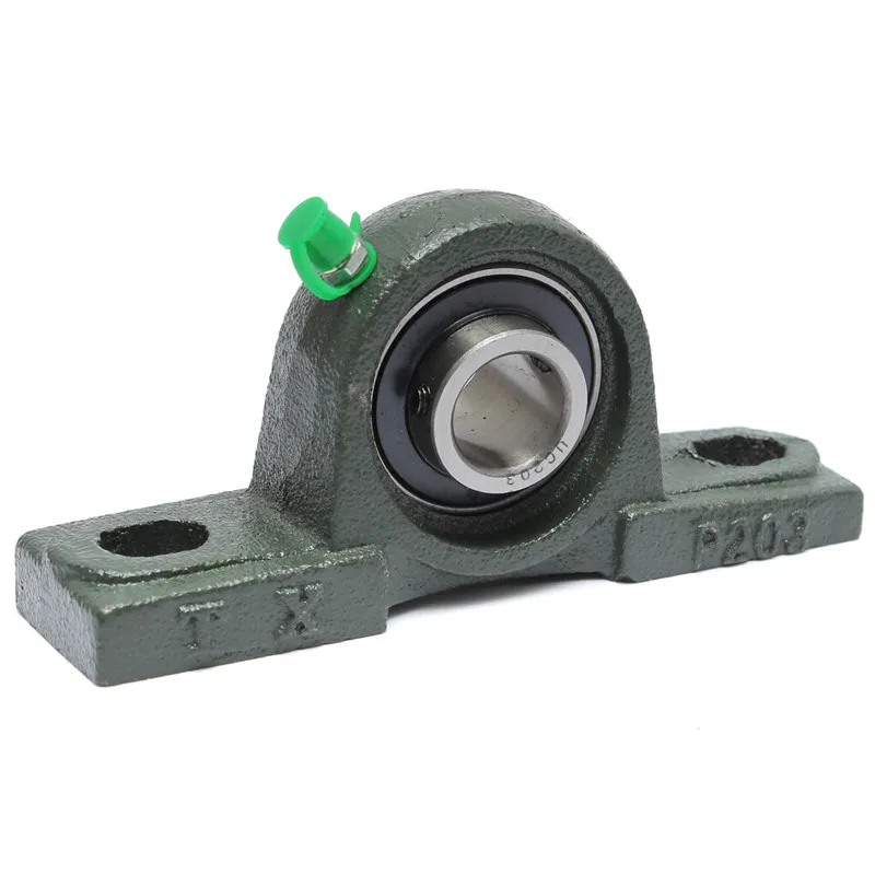 

1pc UCP203 Pillow Block Bearing 17mm Bore Diameter Zinc Alloy Pillow Block Mounted Ball Bearing Self-aligning Pillow Bearing