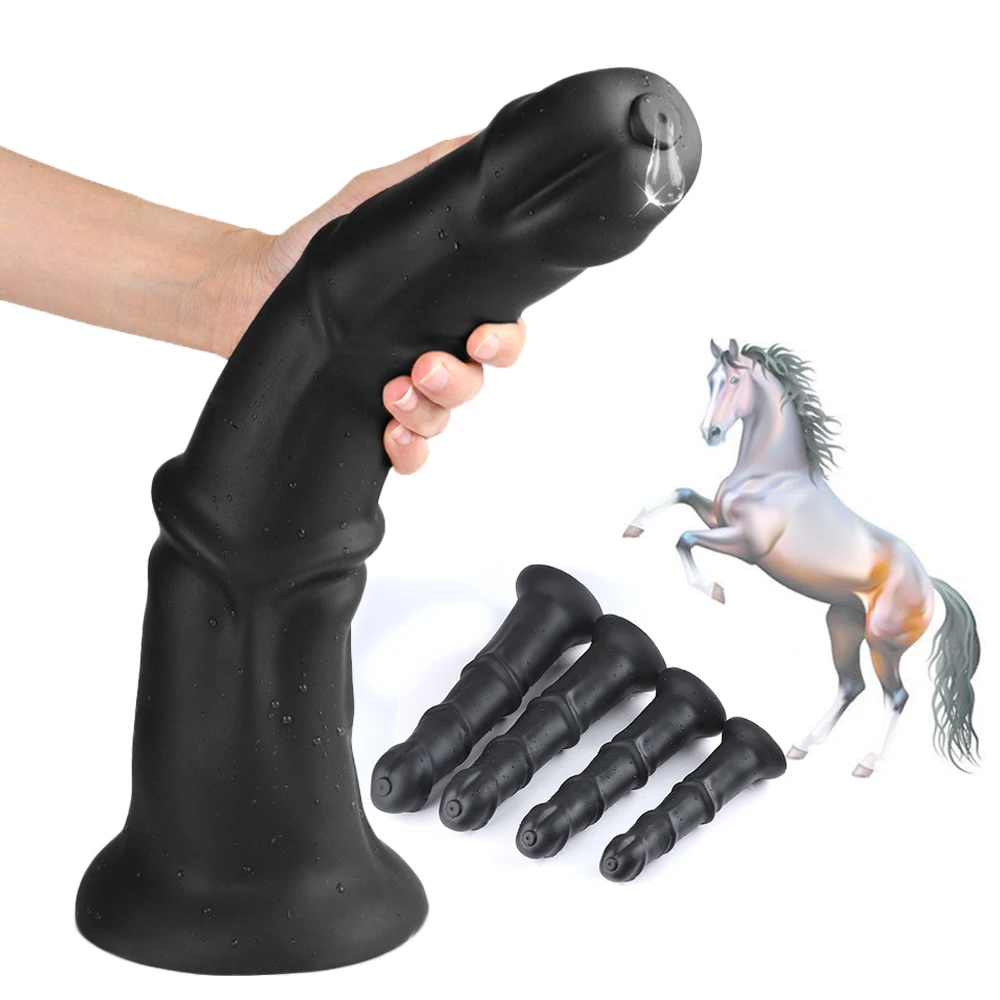 Anal horse dildo