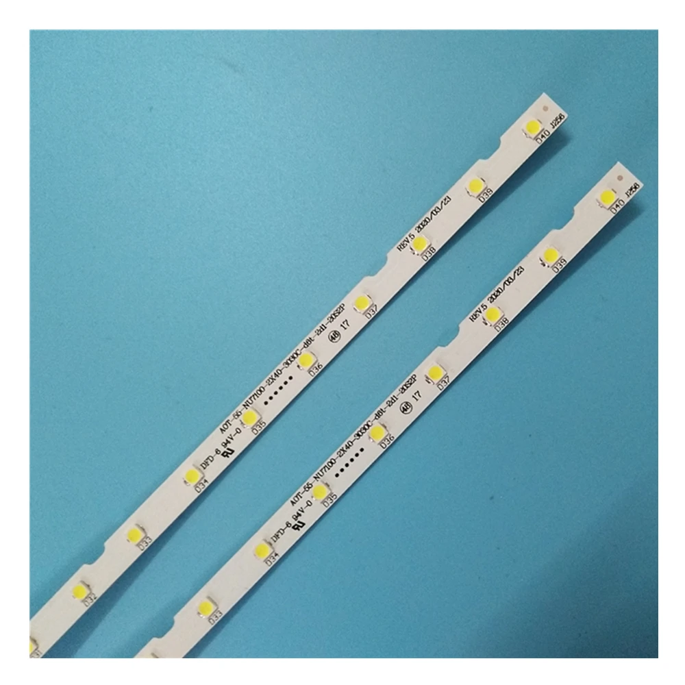 

2pcs/lot LED backlight strip For Samsung 55NU7100 UN55RU7100 UE55NU7100 UN55NU7090G UE55NU7023 UE55NU7500 UE55NU7092 UE55NU7090