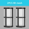 2pcs 80 mesh