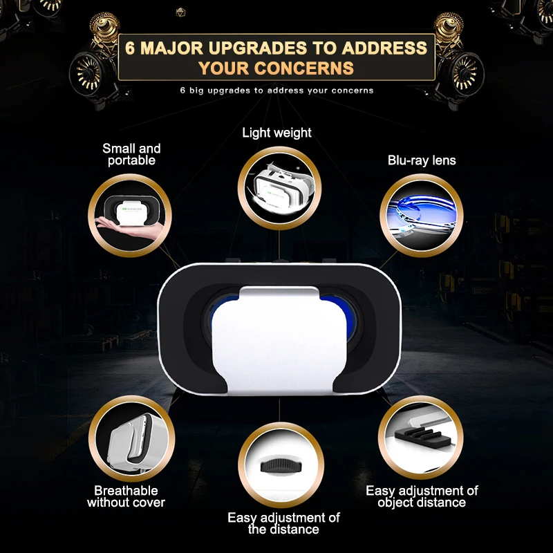 Best Price Cheap DfYHP 3D Cardboard Helmet Virtual Reality VR Glasses Headset Stereo VR for 4 6inch Smart Mobile Phone Best Price Cheap DfYHP 3D Cardboard Helmet Virtual Reality VR Glasses Headset Stereo VR for 4 6inch Smart Mobile Phone