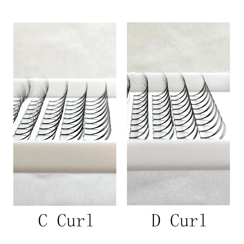 3 лотка/лот 7D готовые веера объемные ресницы 0,07 мм толщина C D локон индивидуальные премиум качества накладные норковые ресницы удлинение