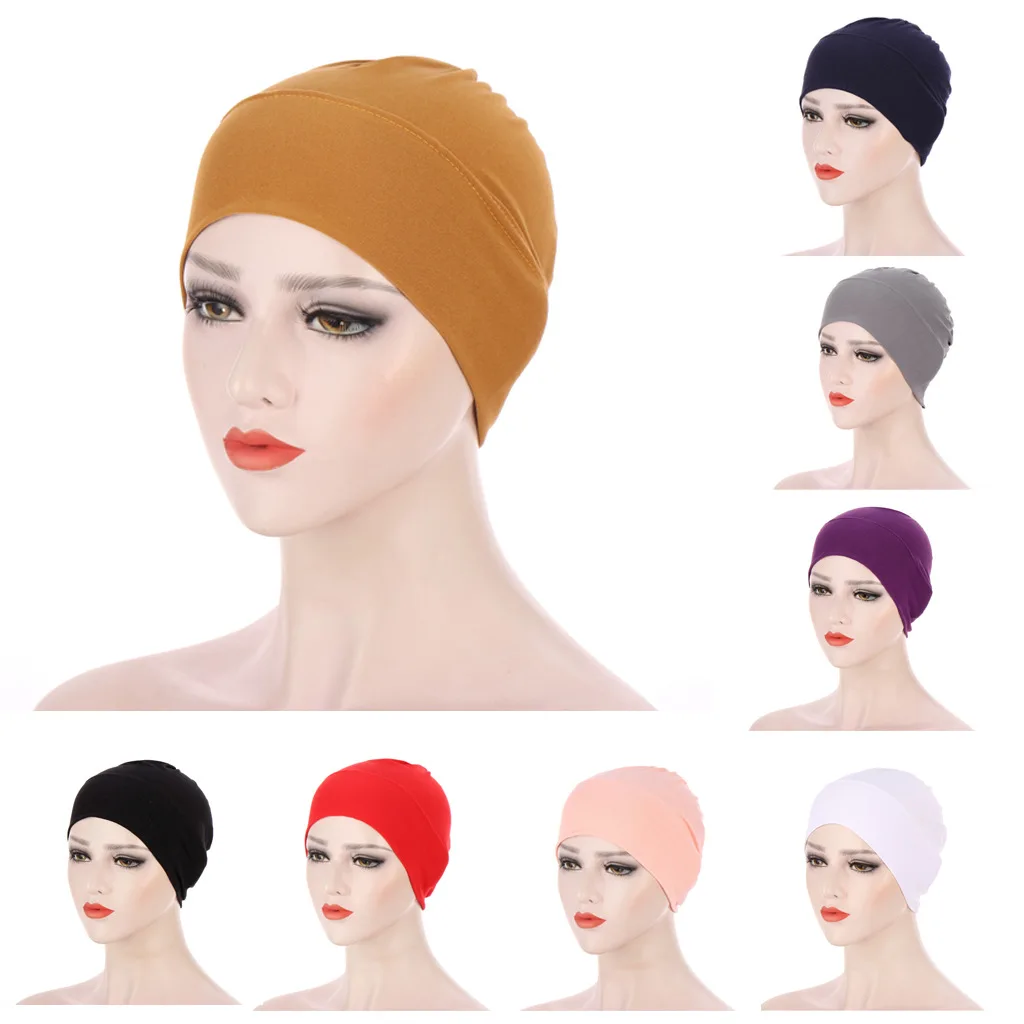 The new spandex milk silk India cap crystal linen turban Muslim render cap stock