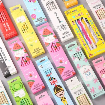 

12pcs /set Pencil Student Stationery Drawing Pencil Set Novelty Cartoon Painting Colored Pencils Creative Cute Kawaii Pencils