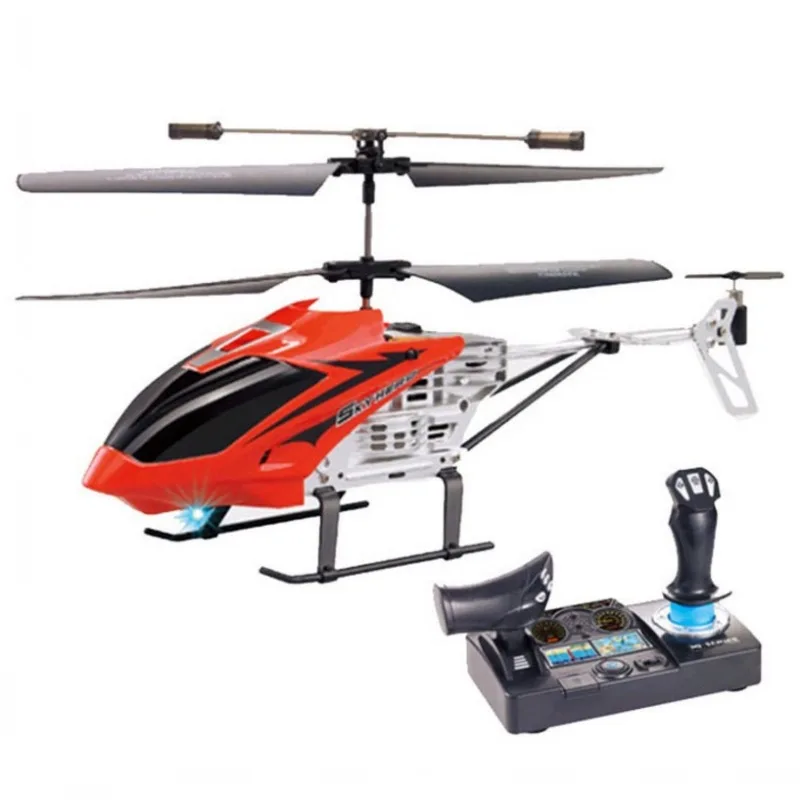 

3.5 Way 2.4G Large Operation Platform Alloy Drop-resistant 4D Remote Control Aircraft Model Sound Making Helicopters Model Airpl
