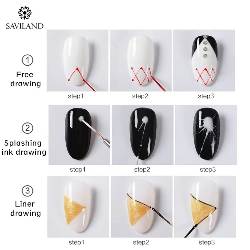 SAVILAND 6 мл креативные гвозди арт УФ-гель для ногтей дизайн паук гибридный УФ лак-гель Радужный гель лак для ногтей