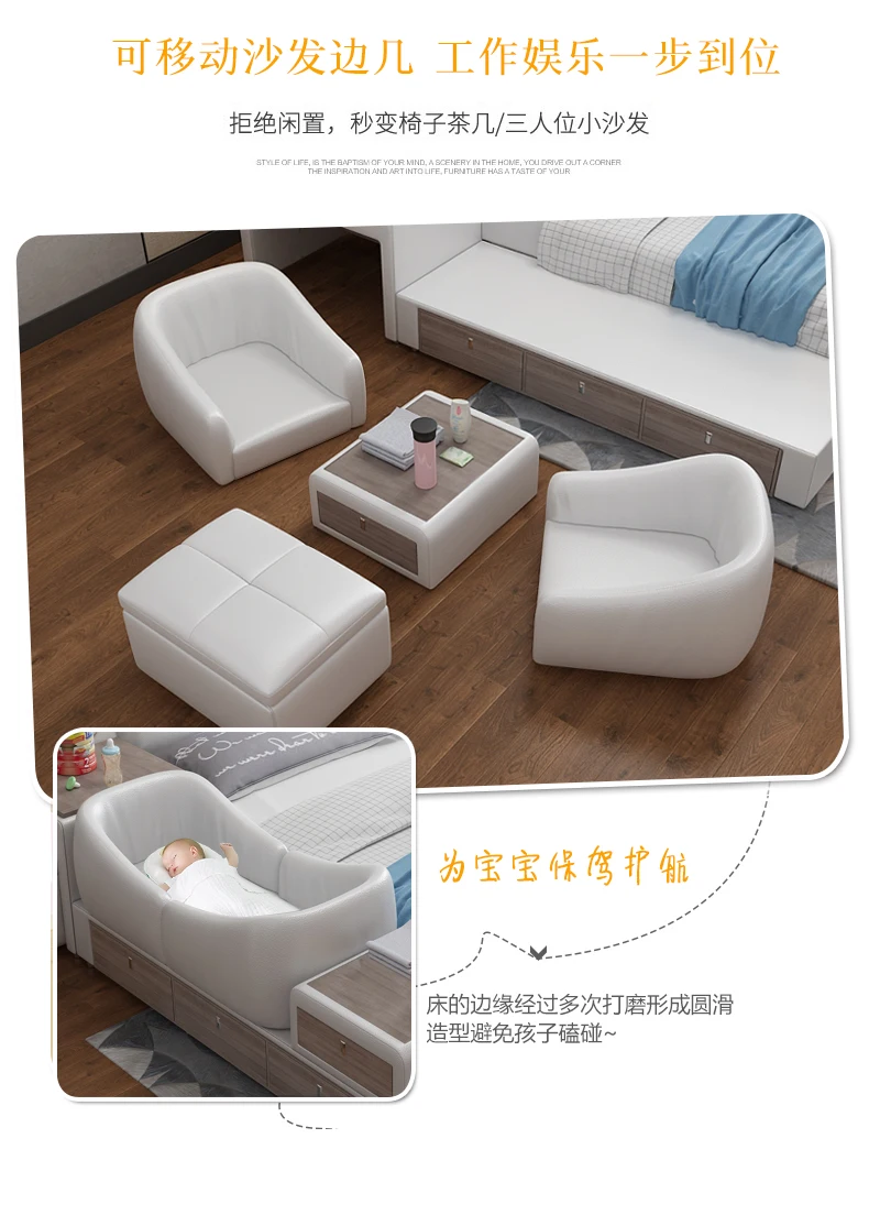 Smart bed frame camas bedroom furniture кровать двуспальная lit beds سرير muebles de dormitorio мебель bedroom set cama de casa