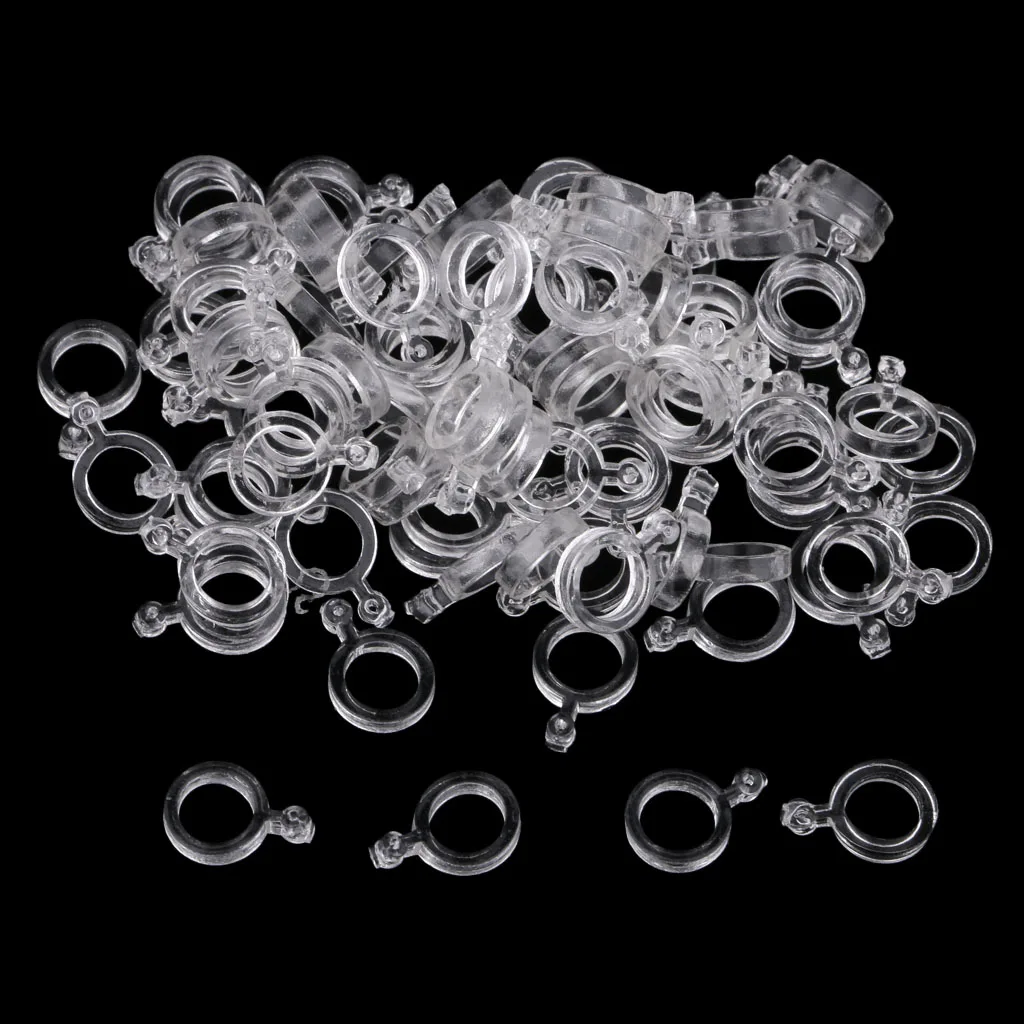 100pcs Elastic Baitbands for Carp fishing Pellets Bait Bands Transparent Rubber Rings Baits Bander Holder Boilie Stops 100pcs Elastic Baitbands for Carp fishing Pellets Bait Bands Transparent Rubber Rings Baits Bander Holder Boilie Stops