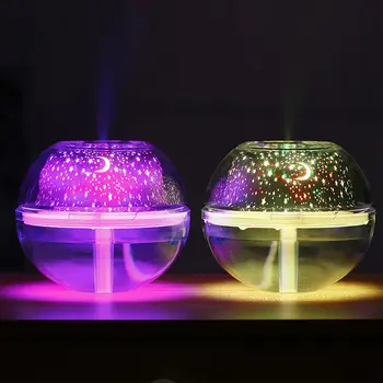 

Projection lamp Air Ultrasonic Humidifier Essential Oil Diffuser Atomizer Air Freshener Mist Maker with LED Night Light
