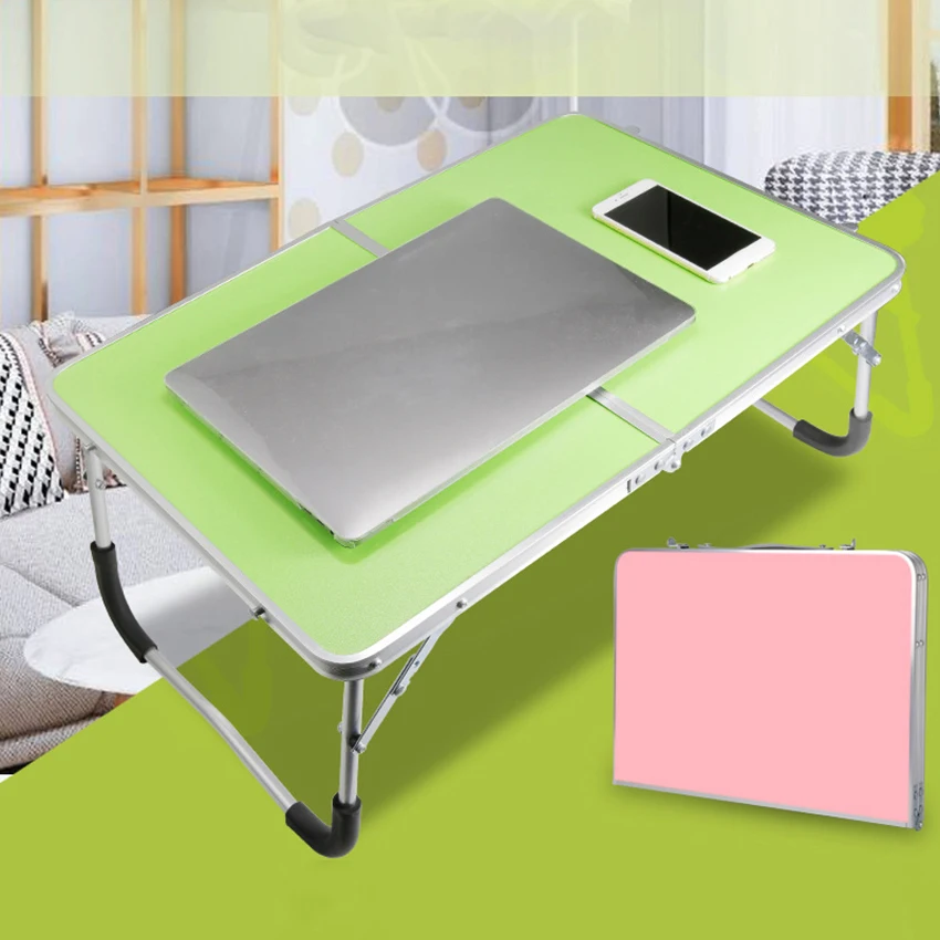 Laptop Stand Double Folding Computer Table Notebook Holder Bed Sofa Portable Study Writing Desk Home Furniture