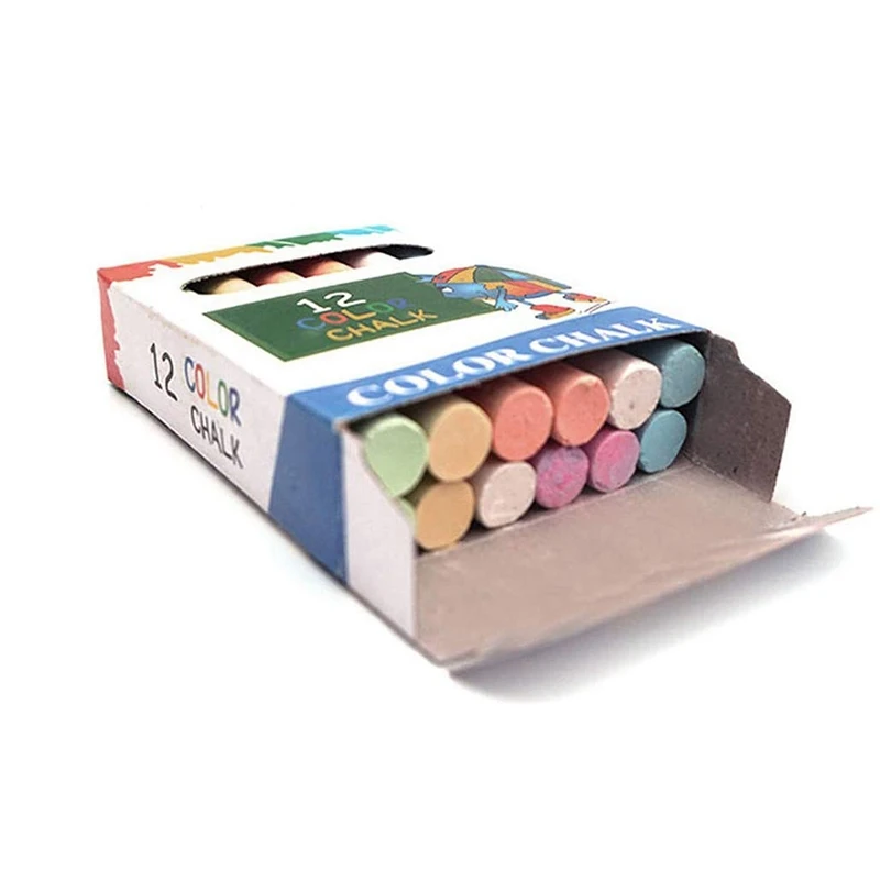 Paquete de 5 tiza para niños pequeños, tiza Multicolor lavable para aceras al aire libre (Multicolor), 60 uds.