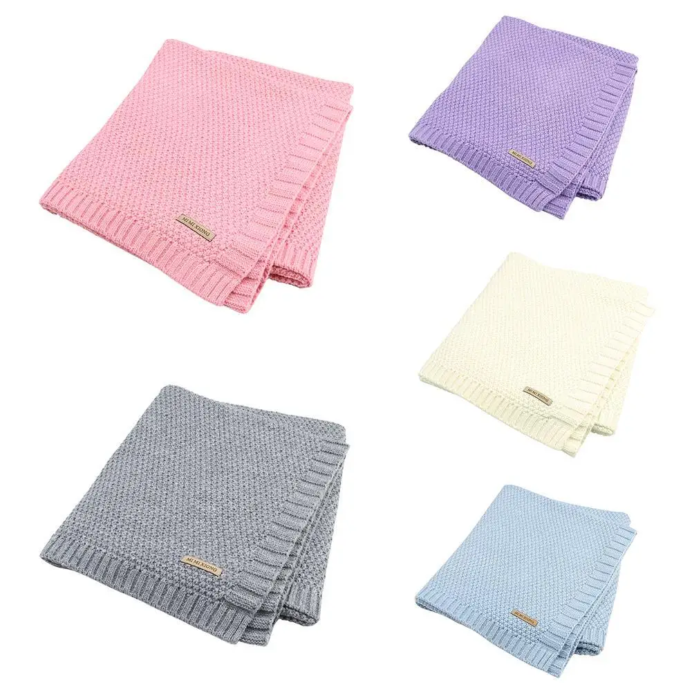 

Baby Blankets Knitted Newborn Swaddle Blanket Soft Toddler Sofa Crib Bedding Quilt Winter Autumn Baby Stroller Blanket