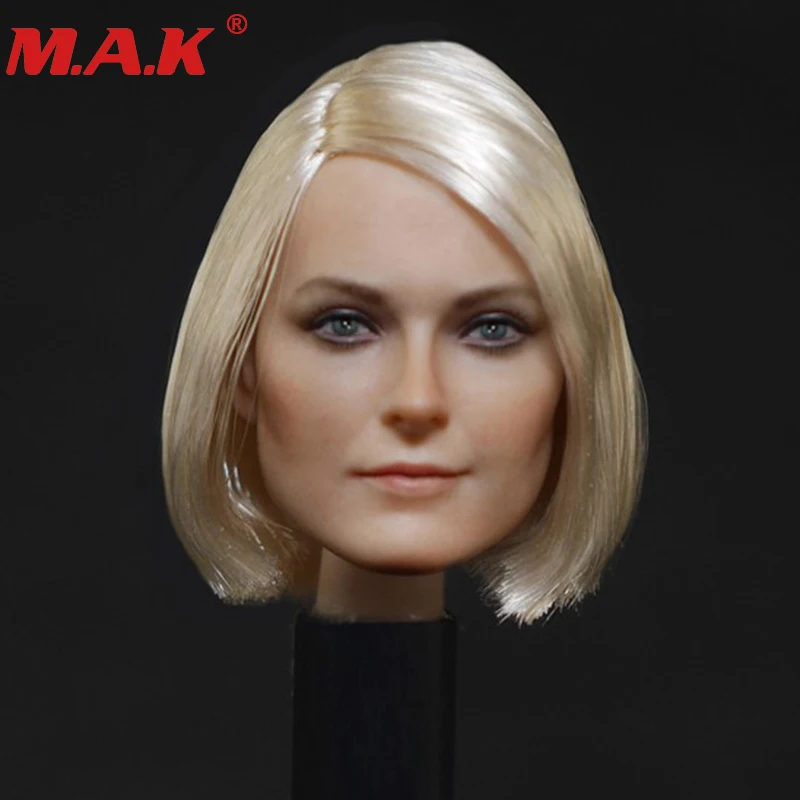 Figura de Ação Esculpir para 12 Escala Fêmea Bela Cabeça Escultura Modelo Menina Senhora Collectible Brinquedos Acessórios 1 - 6 3 modelo menina senhora cabeça esculpir para 12
