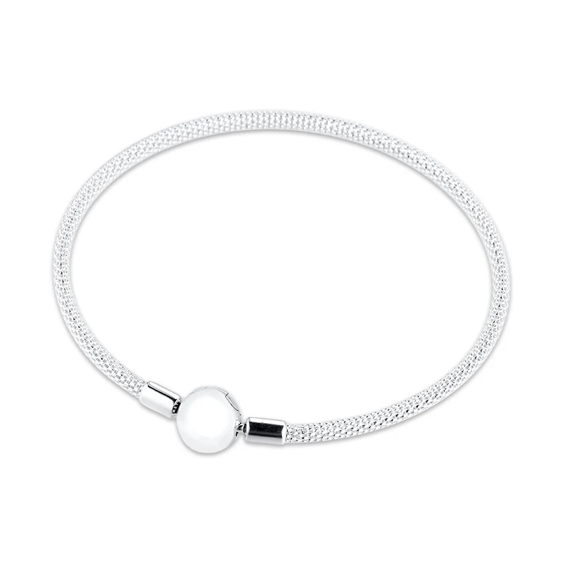 

Mesh Bangle 100% 925 Sterling Silver Jewelry Free Shipping