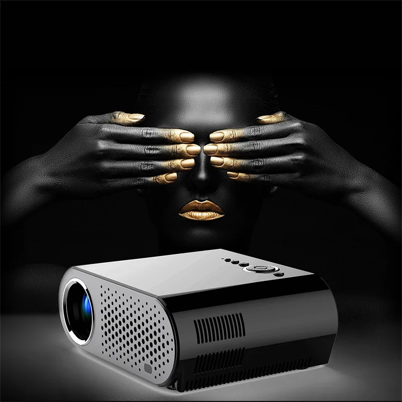 

New Style Gp90up Household Smart Projector LED Portable Office WiFi Wireless Projector High-definition 1080 P