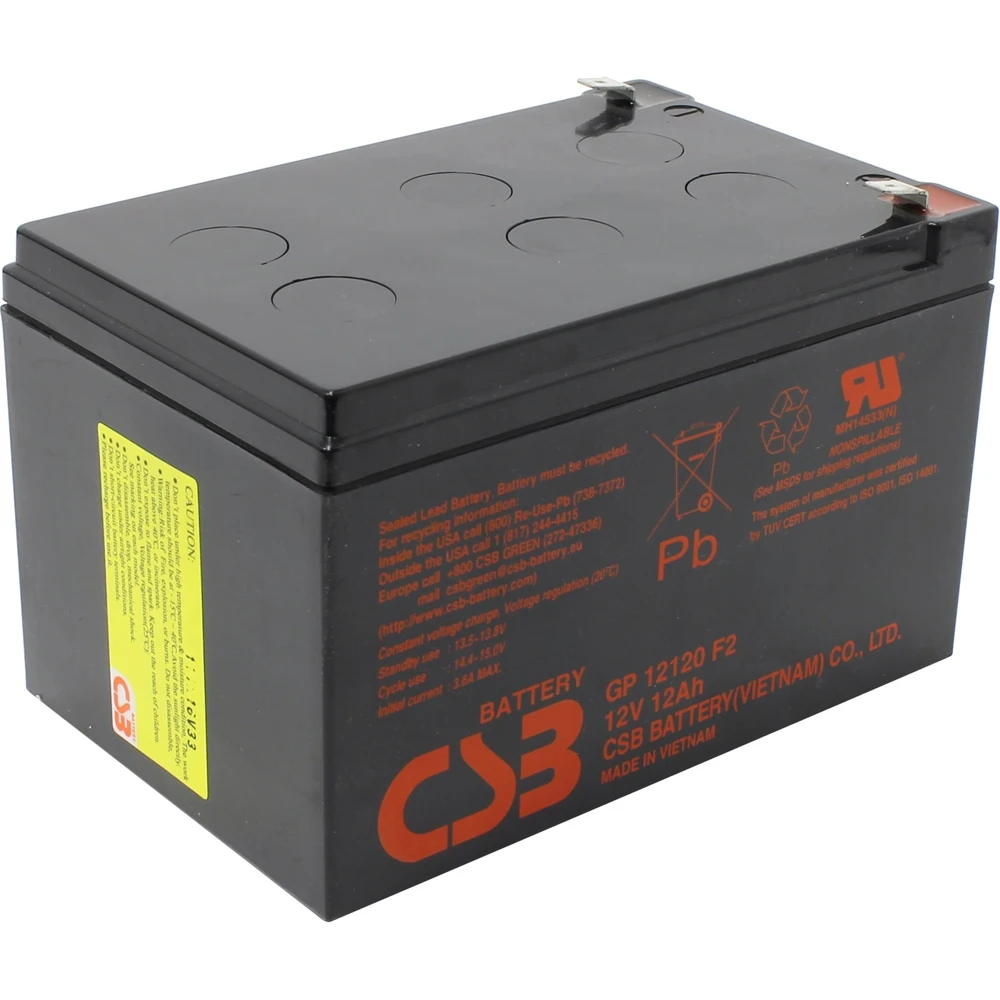 Аккумулятор 12V 12Ah CSB GP12120 F2 | Электроника