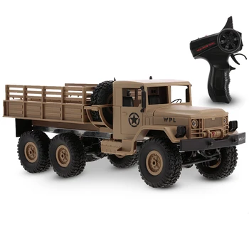 

B-16 1/16 2.4G 2CH 6WD Military RC Car Crawler Off-road Army Car Electric Vehicle With LED Light RTR Children Gift Toys