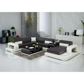 

Living Room Sofa set corner sofa speaker real genuine cow leather sectional sofas minimalist muebles de sala moveis para casa