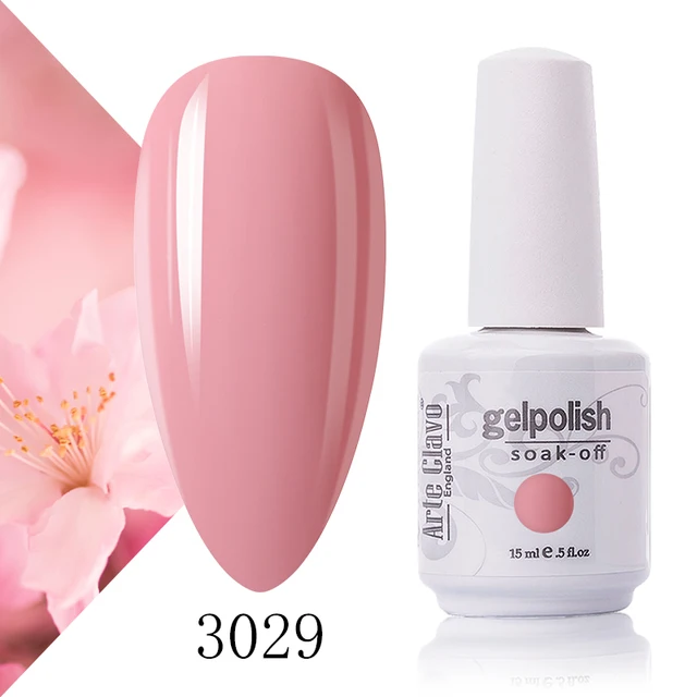 Arte Clavo 131 Colors Gel Polish Nail Gel Varnish Paint Semi Permanent Nails Art Gel Nail Polish For Manicure Top Coat Base Coat 3029
