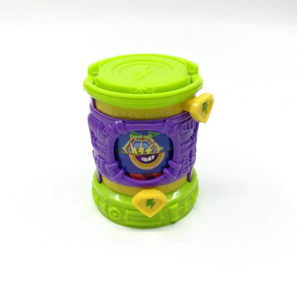 1pcs Superzings Garbage Empty Trash Can Model Toy Compatible 3cm Anime Action Figures Superzings Zomlings Kids Boys Gifts