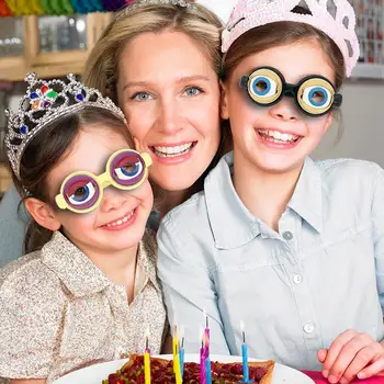 

Hot Crazy Eyes Funny Glasses Children Toys Creative Game Funny Toy Boy Girl Plastic Glasses Play J5M7