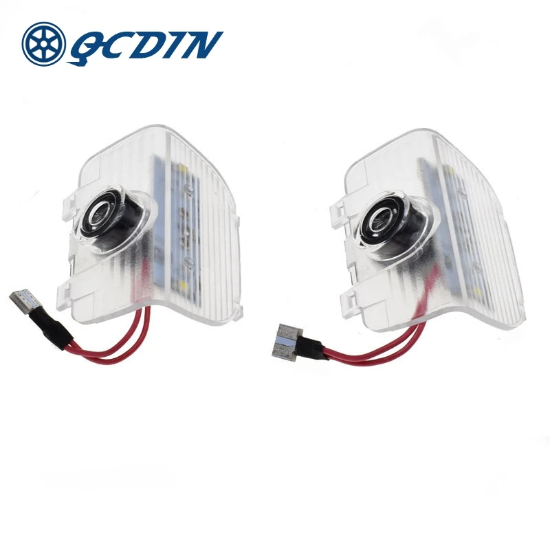 QCDIN for Honda LED Car Logo Door Lights Laser Decoration Shadow Projector Light Accord Odyssey Civic Insight Passport | Автомобили и