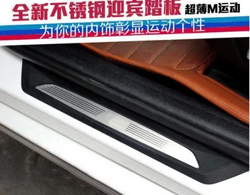 

Stainless Steel M-tech Sports Guards Sills Pedal Door Sill Scuff Plate for BMW X1 E84 X3 F25 X5 E70 X6 E71 5/1/3/7 Series