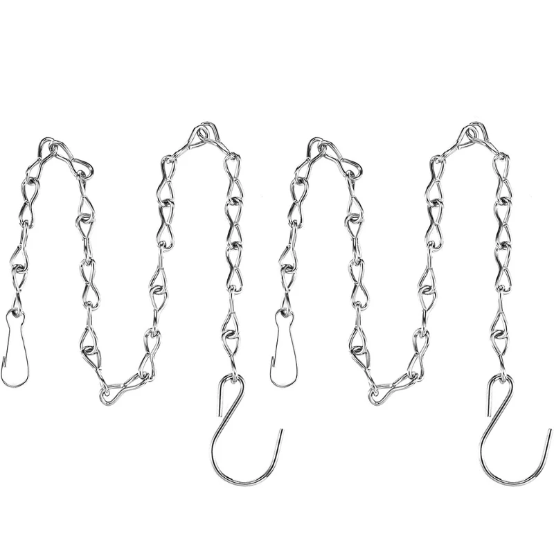 Hanging Chains 2pcs Plant Hanger For Flower Pot Basket Bird Feeders Planters Lantern Ornament