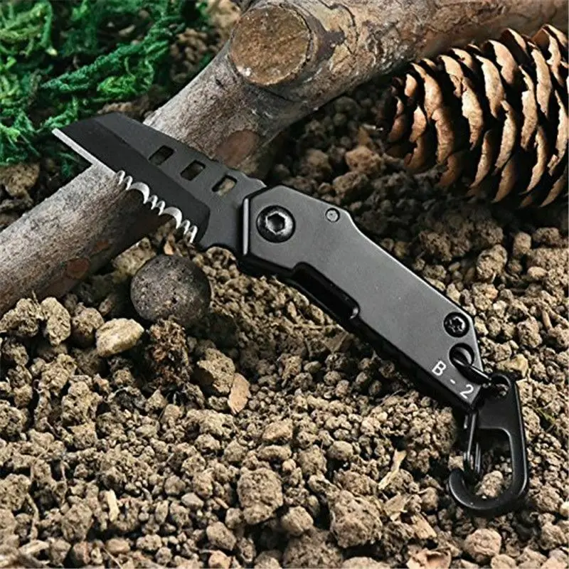 2020 B 2 бомбер Nano Blade Универсальный Карманный нож мини брелок тактический EDC