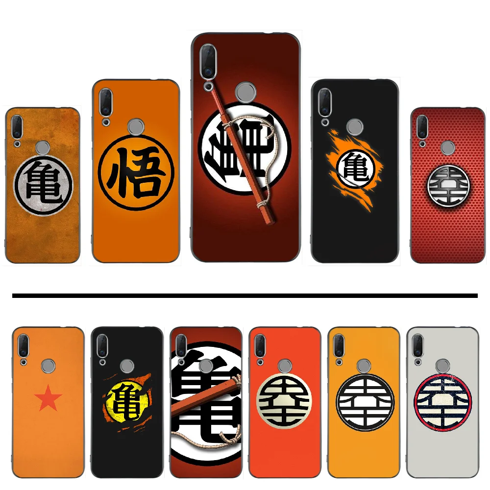 Мягкий силиконовый черный чехол Dragon ball для телефона Huawei NOVA 2 2i 2s 3i 4 4e 5 plus P10 lite 20 P20