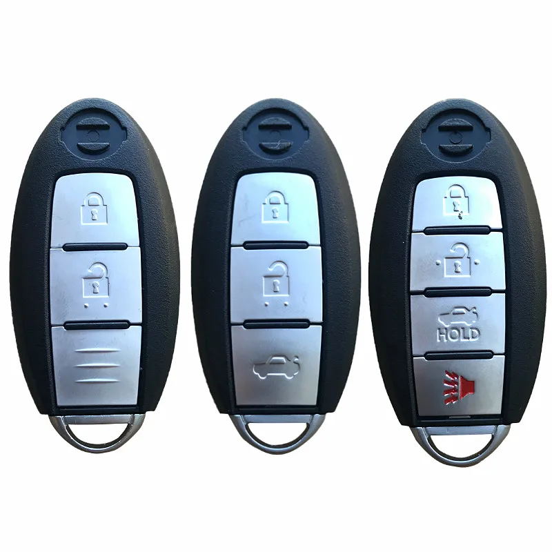 Умный чехол для ключа с дистанционным управлением 2 3 4 кнопки Nissan Rogue Teana Sentra Versa