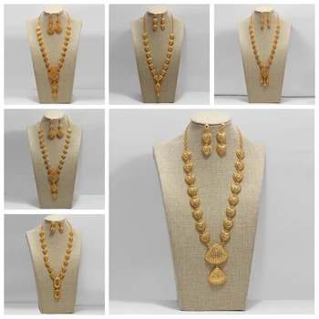 

High Quality Ethiopian Jewelry sets Necklace/Earring/Ring/for Women African Eritrean Wedding Gifts