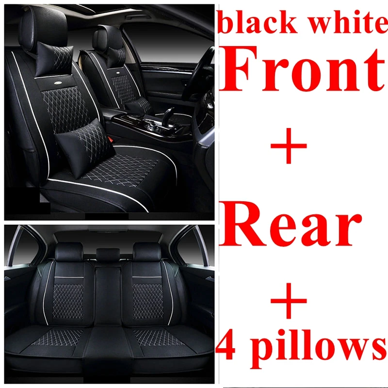 black white luxury Dingdian чехол для автокресла для citroen ds4 ds5 c-crosser кактус c4 ds6 c2 c3 c5 c6 c4L Пикассо c4 aircross c-xr Триумф автостайлинг - Название цвета: black white luxury