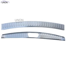  For Kia Carnival 2020 Inner And Outer Rear Guard Stainless Steel Threshold Trim Strip Modification Car Accessories 