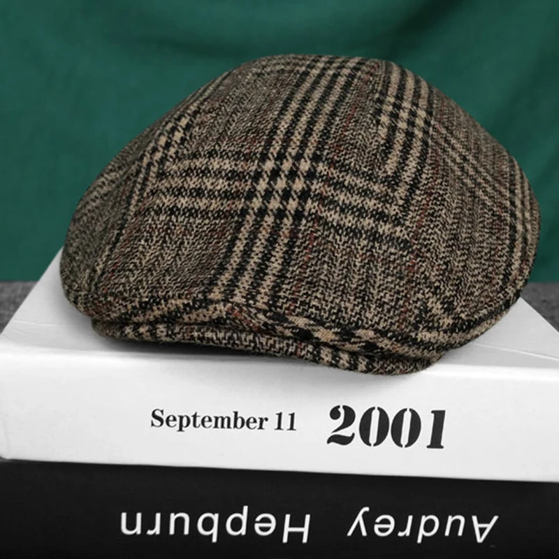 Tommy Shelby Autumn Winter Men Hats Berets British Western Style Wool Advanced Flat Ivy Cap Women Classic Vintage Beret Cap BLM8
