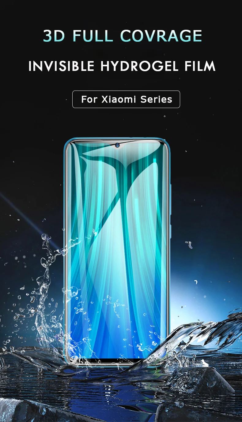 Передняя+ задняя Гидрогелевая Защитная пленка для xiaomi redmi note 8T note 8 pro TPU Защитная пленка для экрана